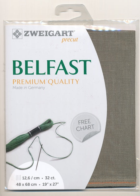 7025 Belfast 32 count Precut Linen