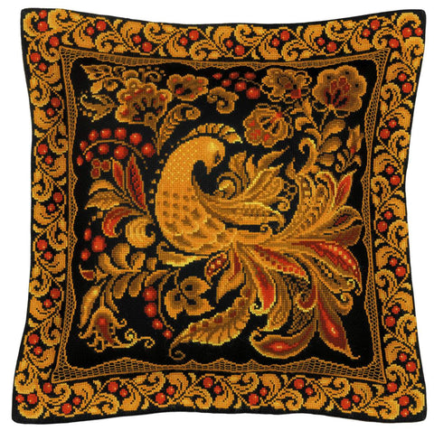 Cushion/Panel khokhloma Painting 1758