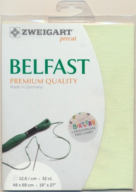 6121 Belfast 32 count Precut Linen