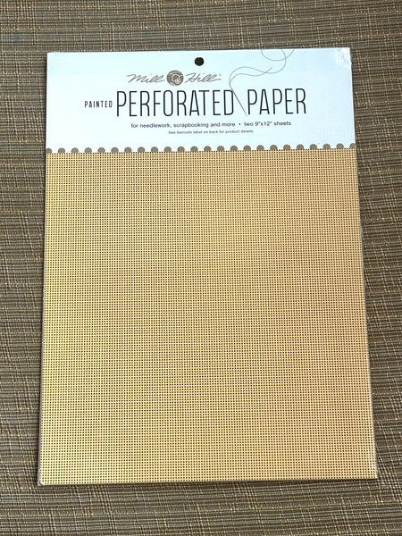 Perforated Paper 9” x 12”