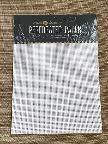 Perforated Paper 9” x 12”