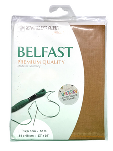 32 Count Precut Belfast Linen Copper Kettle 3609/2055