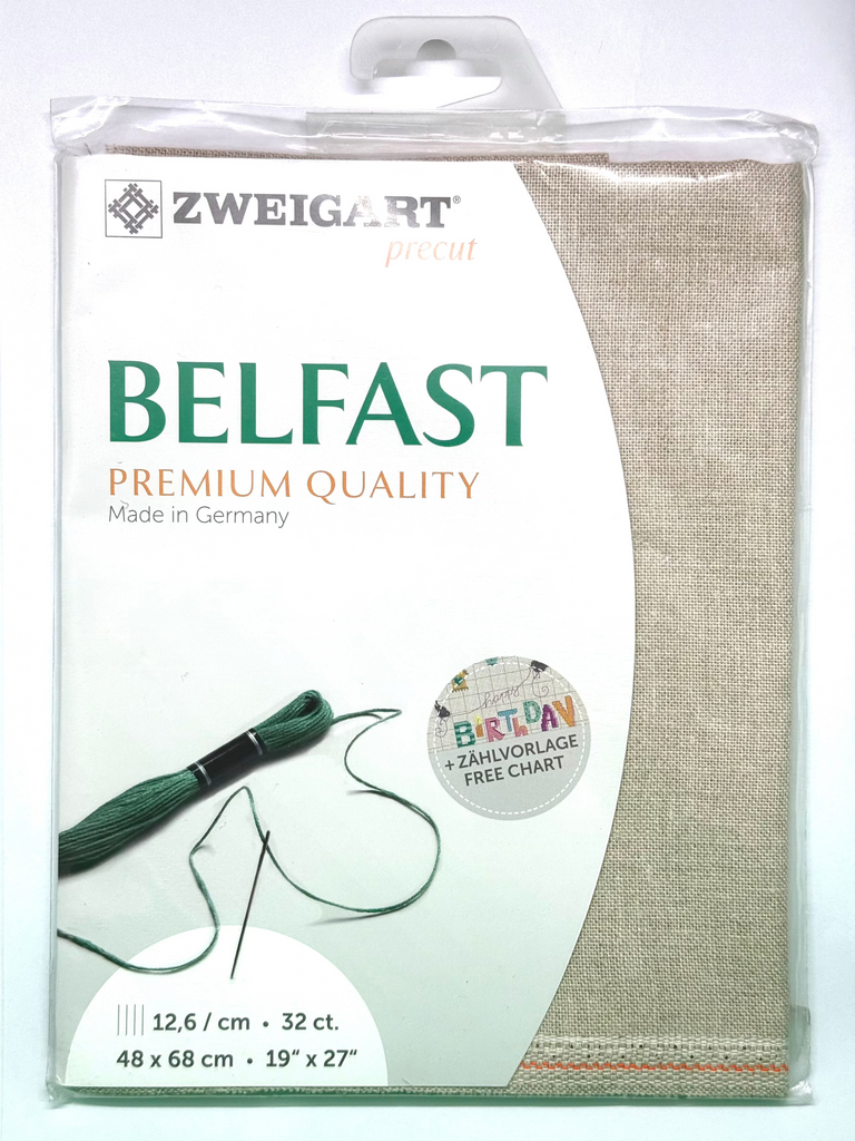32 Count Precut Belfast Linen Flax 3609/52