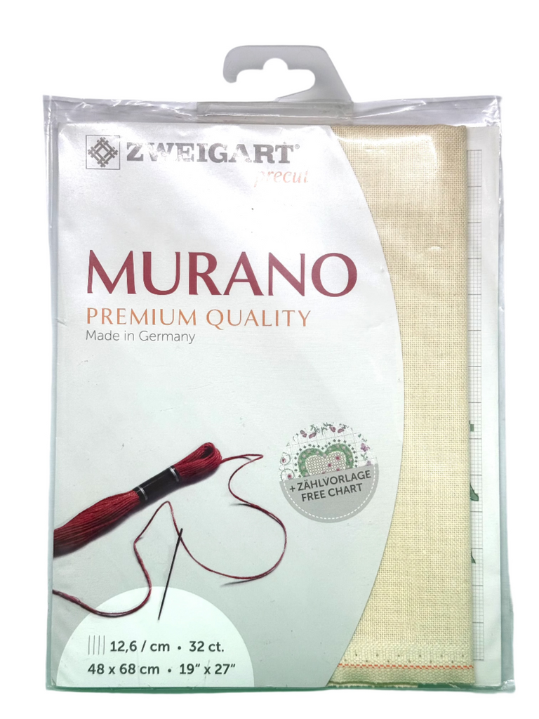 32 Count Precut Murano (Evenweave) Ivory 3984/264