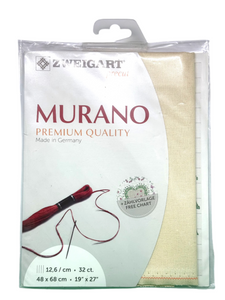 32 Count Precut Murano (Evenweave) Ivory 3984/264