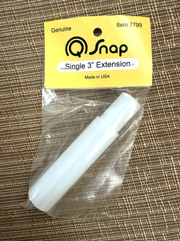 Q-Snap. Single 3" Extension part - ITEM 7799