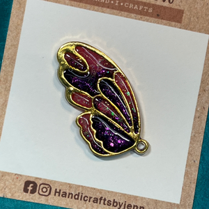 Sparkling Purple Wings Needle Minder