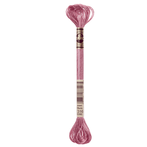 DMC Light Effects E316 - Pink Amethyst (Antiques)