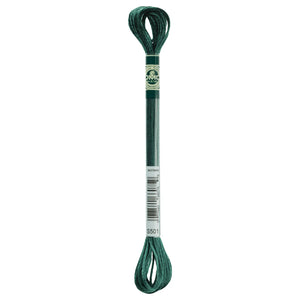 DMC Satin S501 - Dark Blue Green