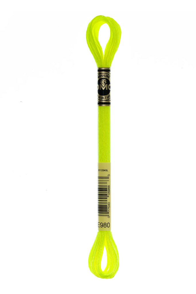 DMC Light Effects E980 - Neon Yellow (Fluorescents)