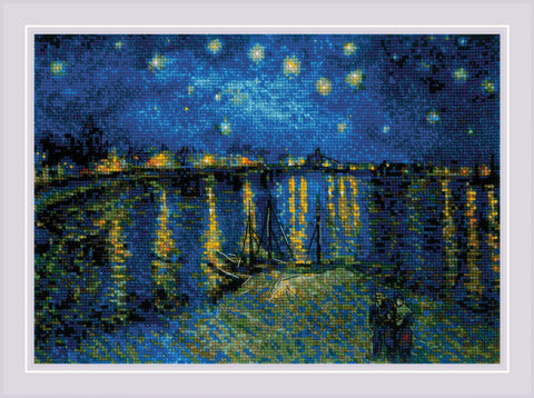 Starry Night Over the Rhone after Van Gogh's Painting