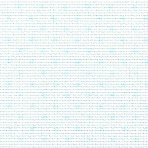 14 Count Aida Milk with Blue Dots